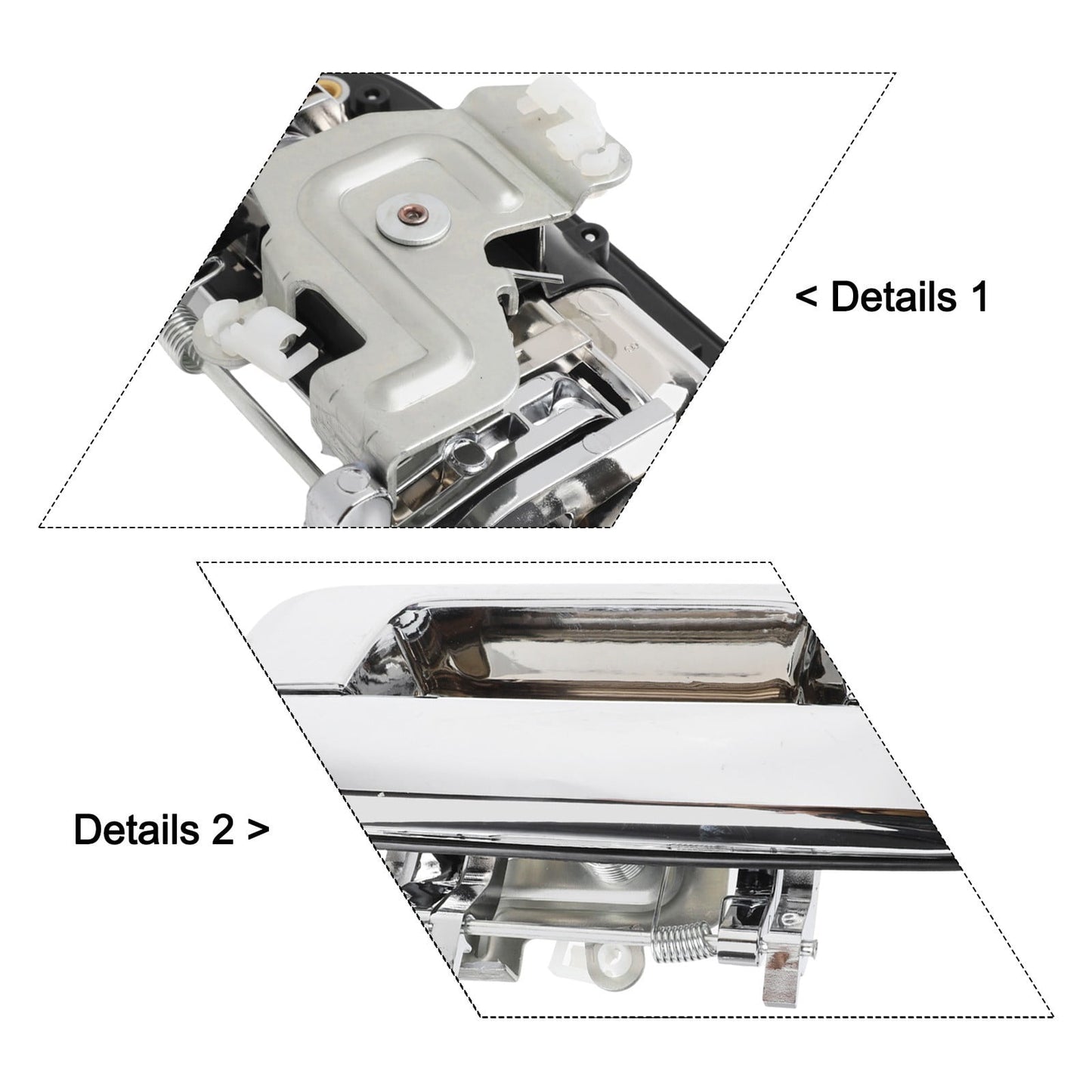 Chrome Rear Tailgate Handle For Isuzu D-Max Rodeo Pickup 2.5Td/3.0Td 7/03-7/12 8-97293765-2 Replace Car V1189-LWWAL-20260327-04318