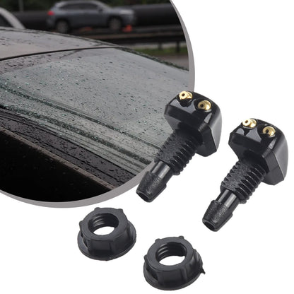 2 Pack Car Dual Holes Windshield Washer Nozzle Adjustable Wiper Water Spray Jet For Most Vehicle Models V1189-LWWAL-20260327-04323