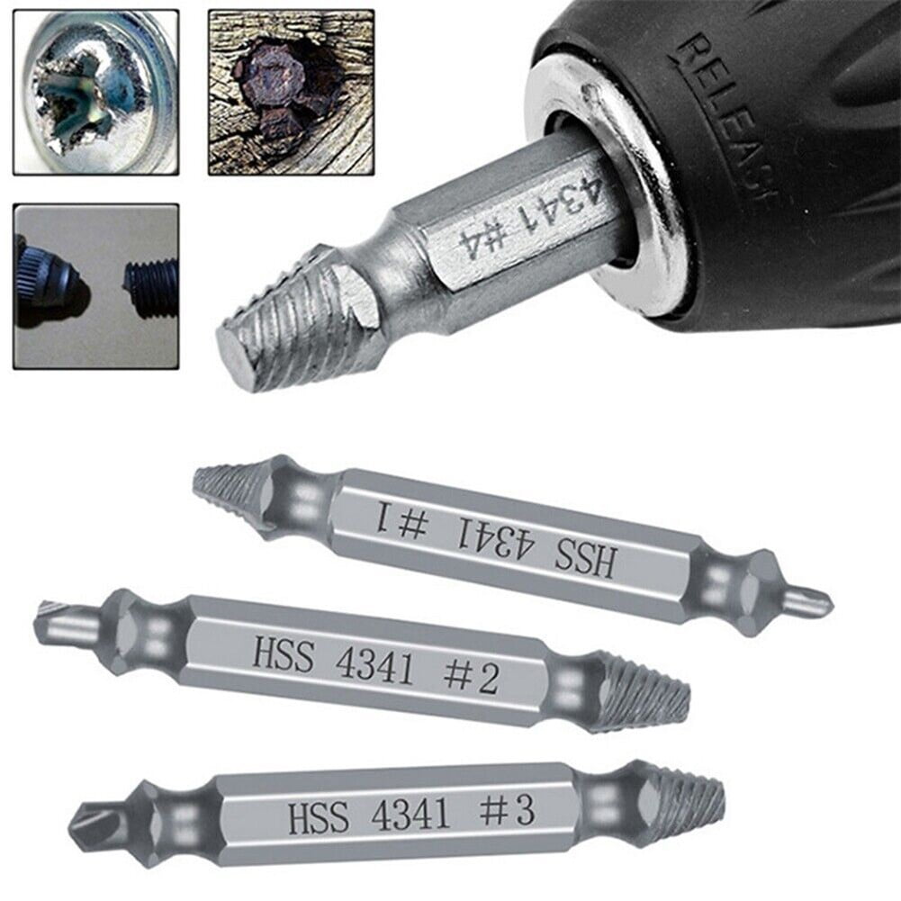 LLDI 6Pcs Damaged Screw Extractor Easy Out Set Bolt Stud Remover Drills Tools Kit Tap 2-12mm Quickly Extract V1189-LWWAL-20260327-04335