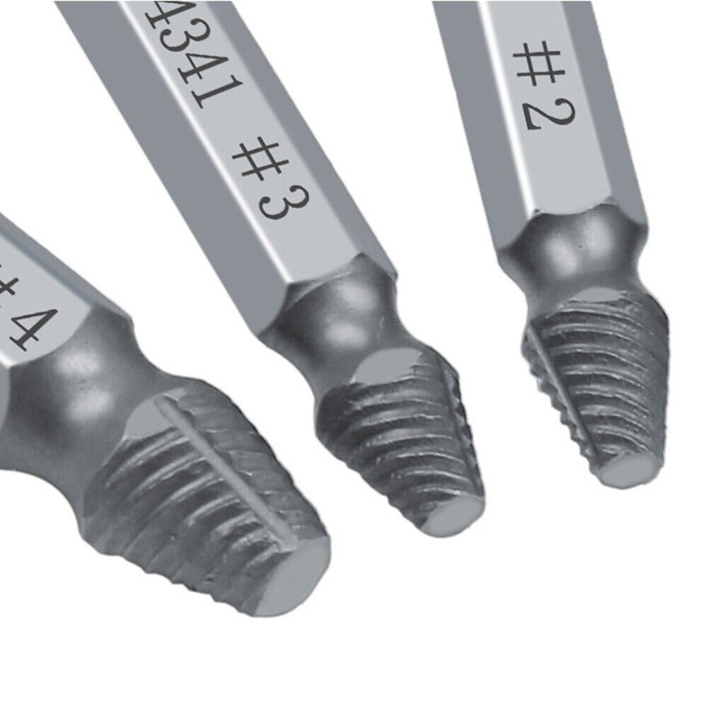 LLDI 6Pcs Damaged Screw Extractor Easy Out Set Bolt Stud Remover Drills Tools Kit Tap 2-12mm Quickly Extract V1189-LWWAL-20260327-04335