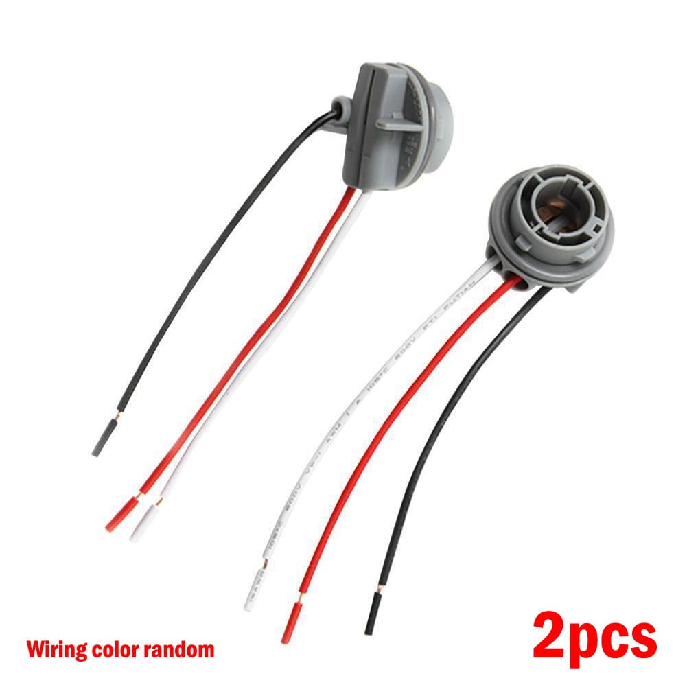 LLDI 2x Car 1157 Bulb Socket BAY15D Lamps Holder 12V Adapter Base Connector Car Light Base LED Light Bulb V1189-LWWAL-20260327-04337