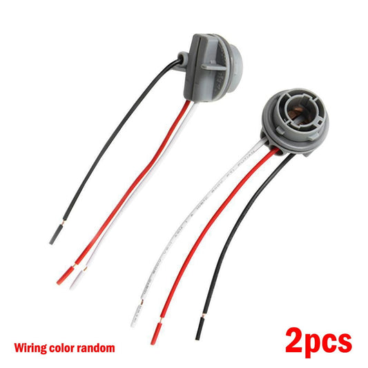 LLDI 2x Car 1157 Bulb Socket BAY15D Lamps Holder 12V Adapter Base Connector Car Light Base LED Light Bulb V1189-LWWAL-20260327-04337