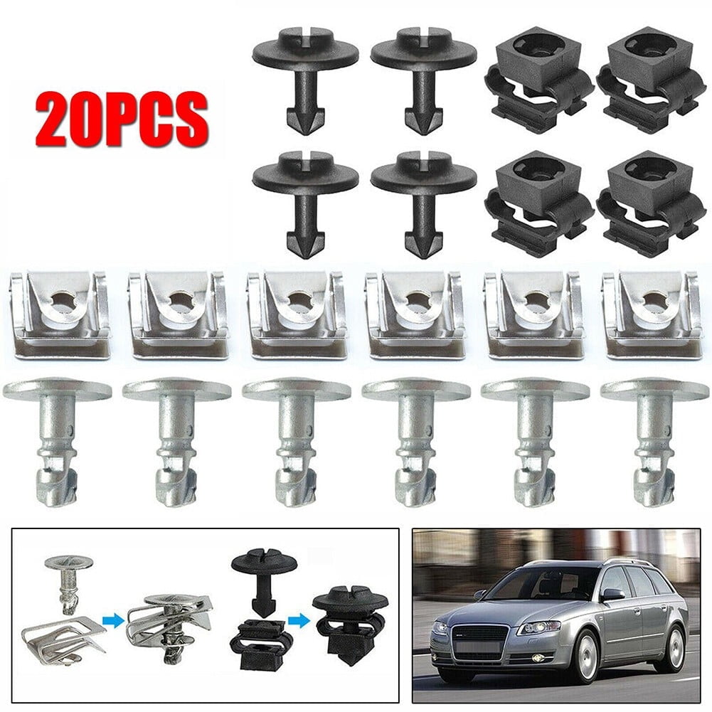 For Aud A4 A6 A8 Tt Undertray Engine Under Cover Replacement Fixing Clips Screw Kit Engine Protection Screw V1189-LWWAL-20260327-04352