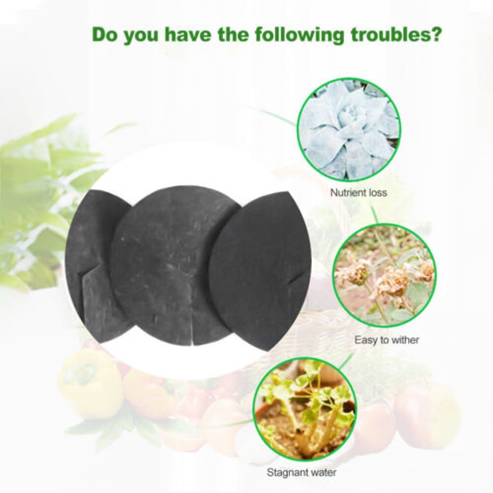 Arkzeo Degradable Non Woven Fabric Tree Mulch Ring Pack Of 10 Water Permeable Black V1189-LWWAL-20260327-04353