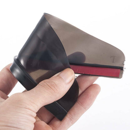 Rain Board Side Rear Mirror Visor Rear View Black Transparent Car Eyebrow Guard Replacement Rubber Accessories V1189-LWWAL-20260327-04355