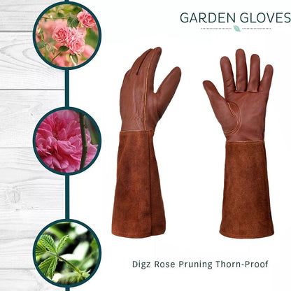 Rose Pruning Thorn-Proof Gardening Gloves with Forearm Protection for Men and Wo X L V1189-LWWAL-20260327-04359