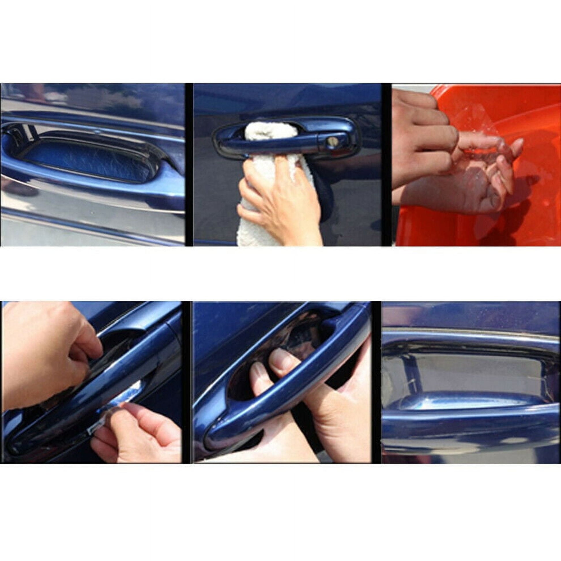 8pcs Invisible Clear Car Door Handle Paint Scratch Protector Guard Film Sheet V1189-LWWAL-20260327-04372