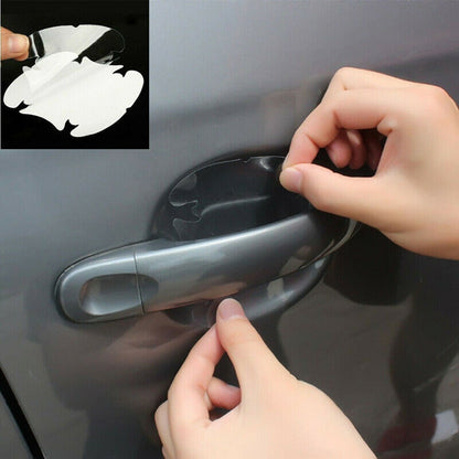 8pcs Invisible Clear Car Door Handle Paint Scratch Protector Guard Film Sheet V1189-LWWAL-20260327-04372