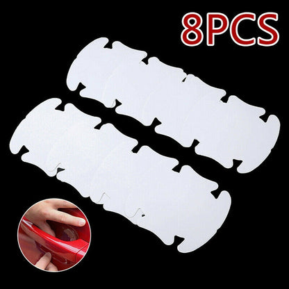 8pcs Invisible Clear Car Door Handle Paint Scratch Protector Guard Film Sheet V1189-LWWAL-20260327-04372