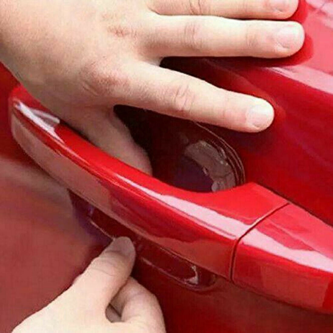 8pcs Invisible Clear Car Door Handle Paint Scratch Protector Guard Film Sheet V1189-LWWAL-20260327-04372