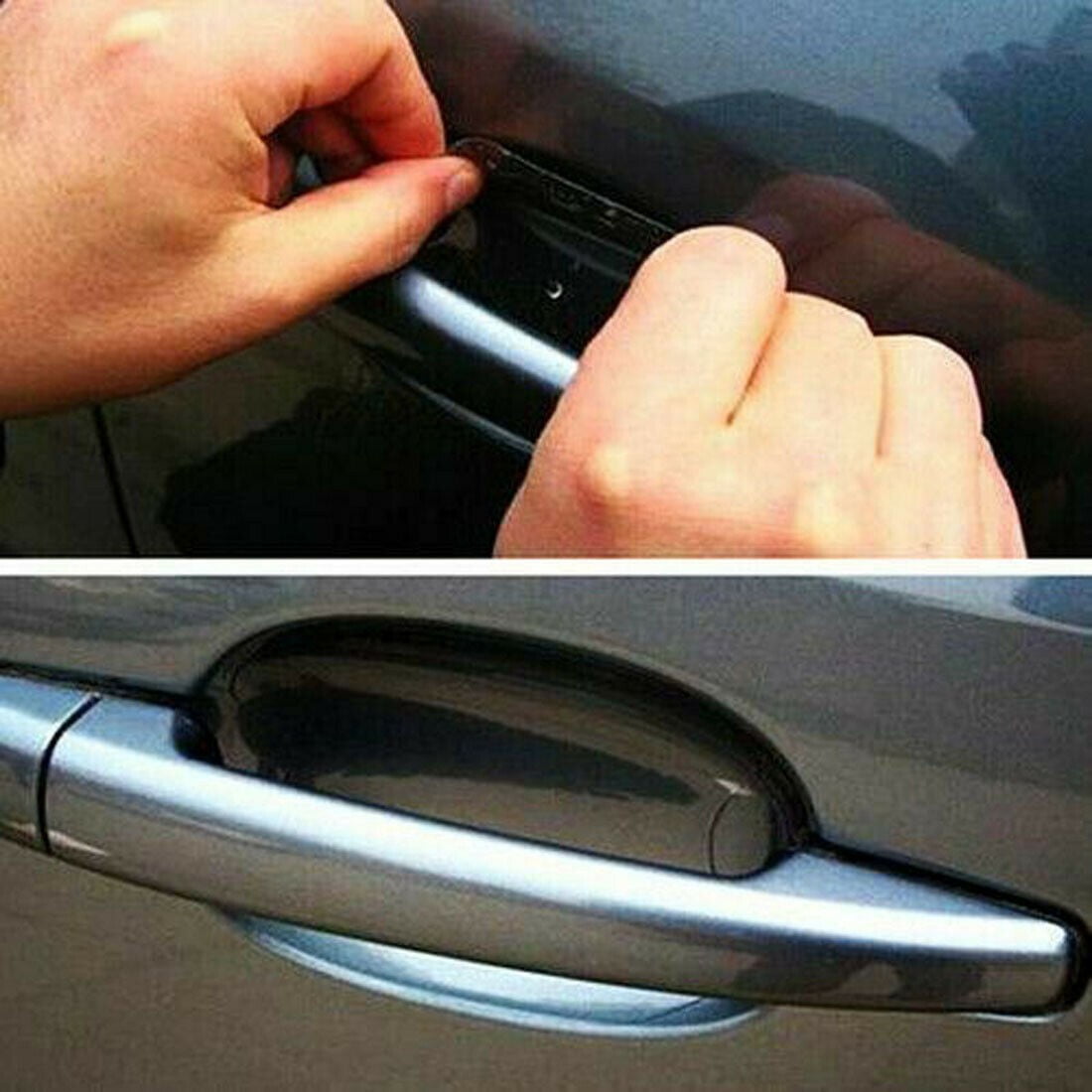 8pcs Invisible Clear Car Door Handle Paint Scratch Protector Guard Film Sheet V1189-LWWAL-20260327-04372