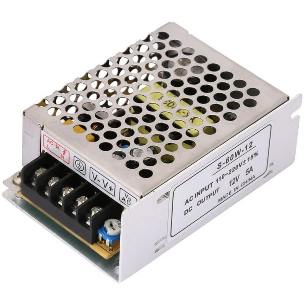 12V 5A Power Supply Adapter 60W Switching Power Supply12V Dc For Led Strip Light Smile Home V1189-LWWAL-20260327-04375