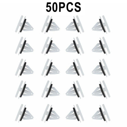 50Pcs Exterior Rocker Panel Moulding Clip Fastener Sealer for Ford 2013-2021 V1189-LWWAL-20260327-04377