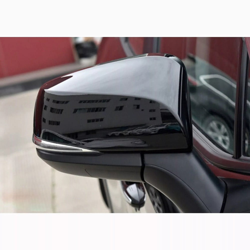 1pcs Passenger / Driver Side Rearview Mirror Cover Cap For Toyota for RAV4 20-23 Black-R V1189-LWWAL-20260327-04379