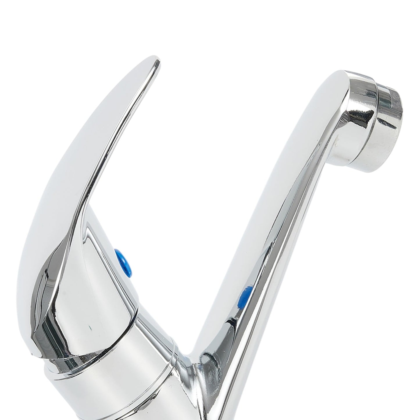 Arkzeo Chrome Basin Faucet Cold Sink Water Basin Tap Single Handle Faucet Tap Deck Mounted for Bathroom V1189-LWWAL-20260327-04382