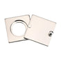 Square Peephole Cover Door Viewer Peephole Security Cap Kit Tape Install Brushed Smile Home Brushed V1189-LWWAL-20260327-04393