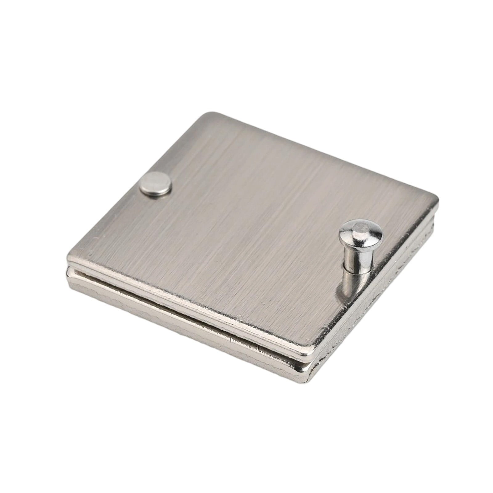 Square Peephole Cover Door Viewer Peephole Security Cap Kit Tape Install Brushed Smile Home Brushed V1189-LWWAL-20260327-04393