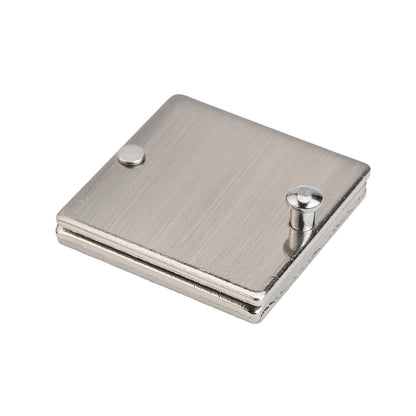 Square Peephole Cover Door Viewer Peephole Security Cap Kit Tape Install Brushed Smile Home Brushed V1189-LWWAL-20260327-04393