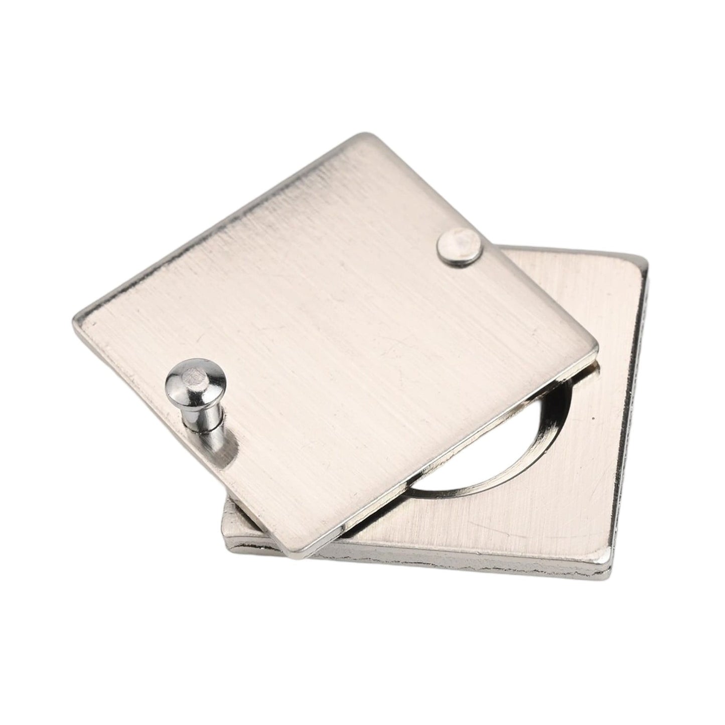 Square Peephole Cover Door Viewer Peephole Security Cap Kit Tape Install Brushed Smile Home Brushed V1189-LWWAL-20260327-04393