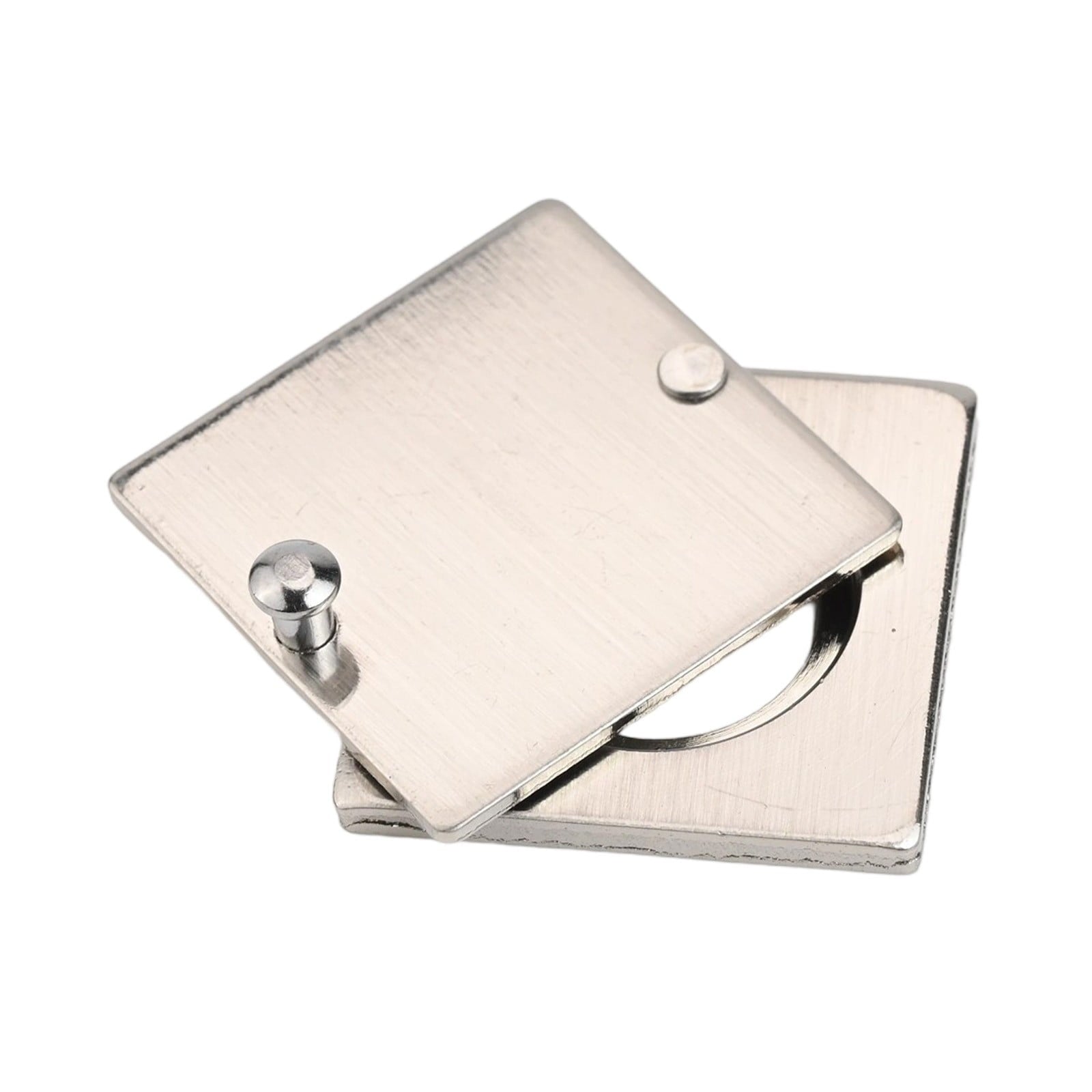 Square Peephole Cover Door Viewer Peephole Security Cap Kit Tape Install Brushed Smile Home Brushed V1189-LWWAL-20260327-04393