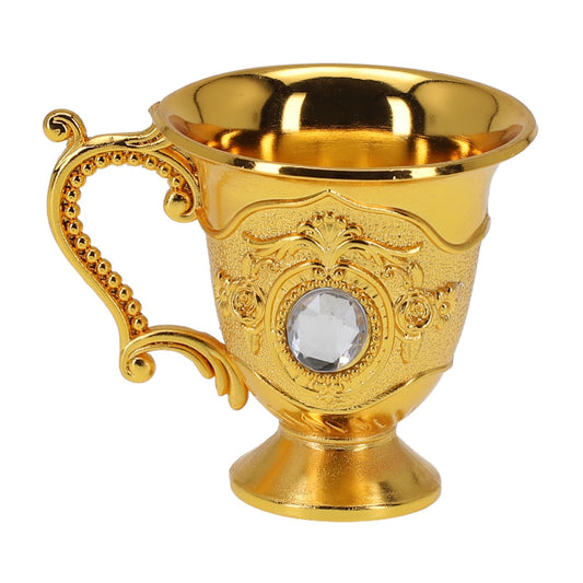 Decorative Tea Cup European Style Coffee Mug Metal Wine Drinking Cups Bar Party Gold YIWEI V1189-LWWAL-20260327-04405