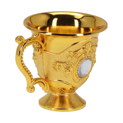 Decorative Tea Cup European Style Coffee Mug Metal Wine Drinking Cups Bar Party Gold YIWEI V1189-LWWAL-20260327-04405