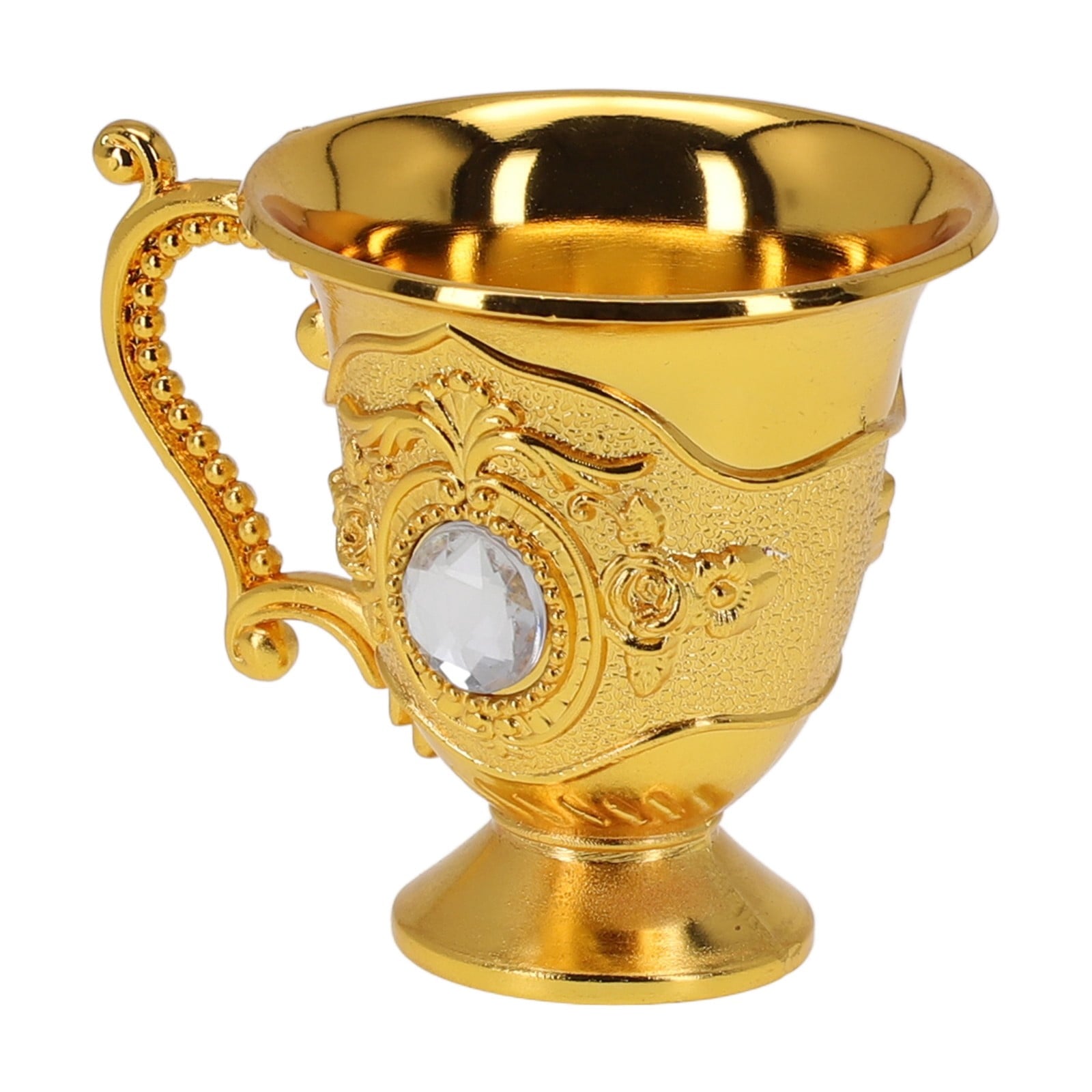 Decorative Tea Cup European Style Coffee Mug Metal Wine Drinking Cups Bar Party Gold YIWEI V1189-LWWAL-20260327-04405