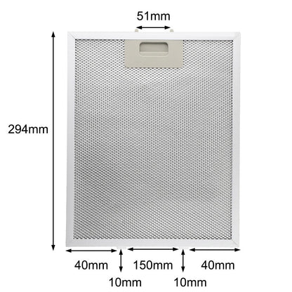 Cooker Hood Filter Mesh Range Hoods Vent Filters 294Mm X 250Mm Extractor Fan Smile Home V1189-LWWAL-20260327-04408