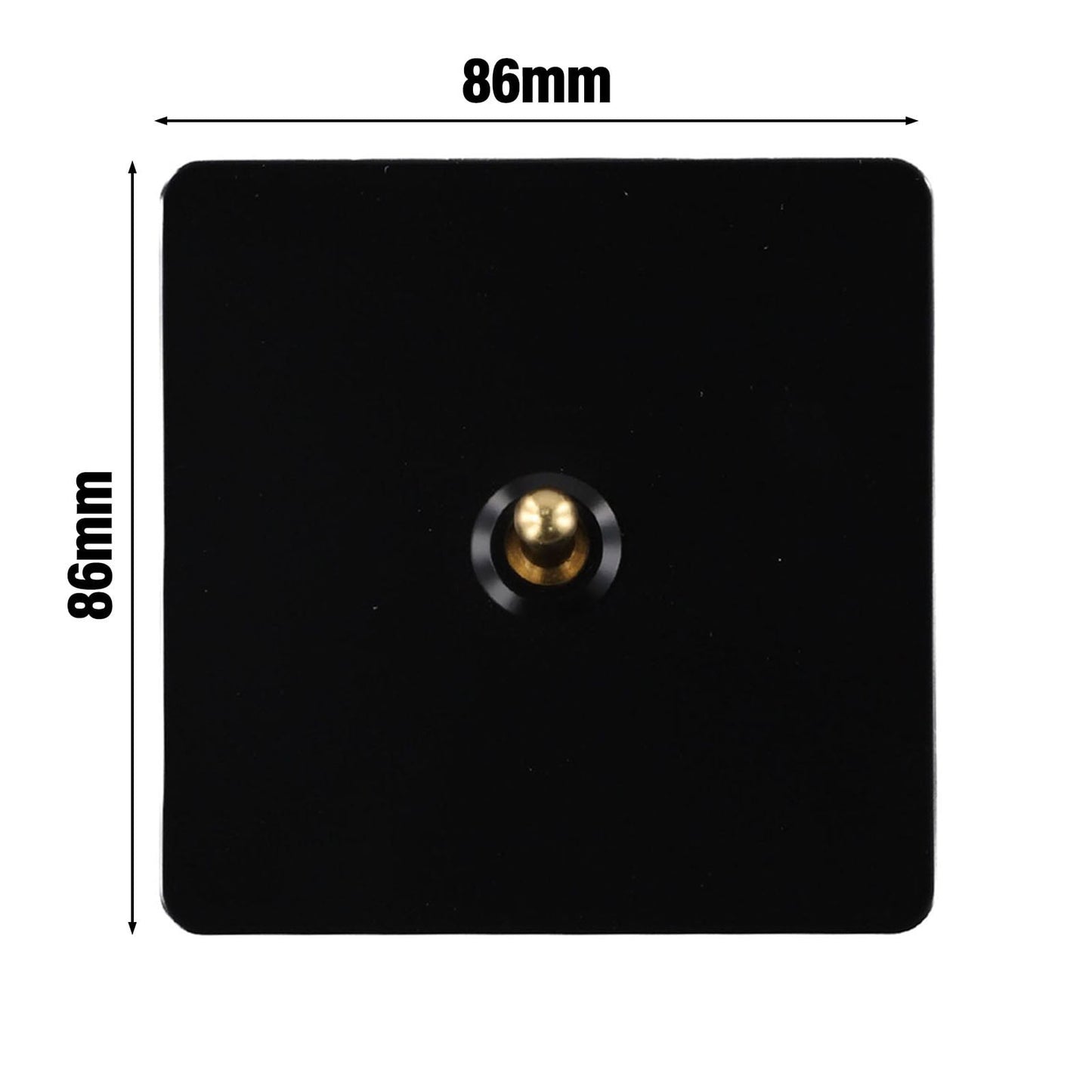 86 Type Stainless Steel Panel Wall Toggle Light Switch Brass Rod 1Way 2Way 2 Gang Smile Home 1 Gang V1189-LWWAL-20260327-04409