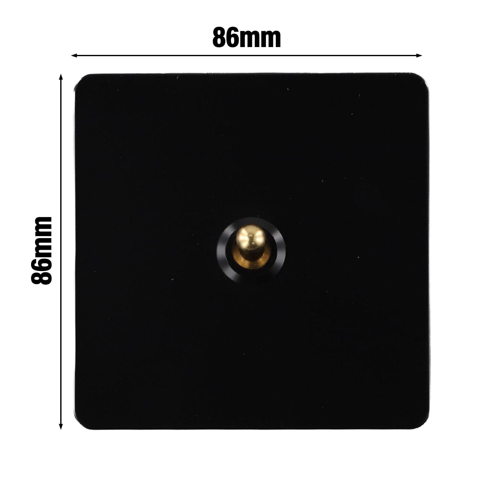 86 Type Stainless Steel Panel Wall Toggle Light Switch Brass Rod 1Way 2Way 2 Gang Smile Home 1 Gang V1189-LWWAL-20260327-04409