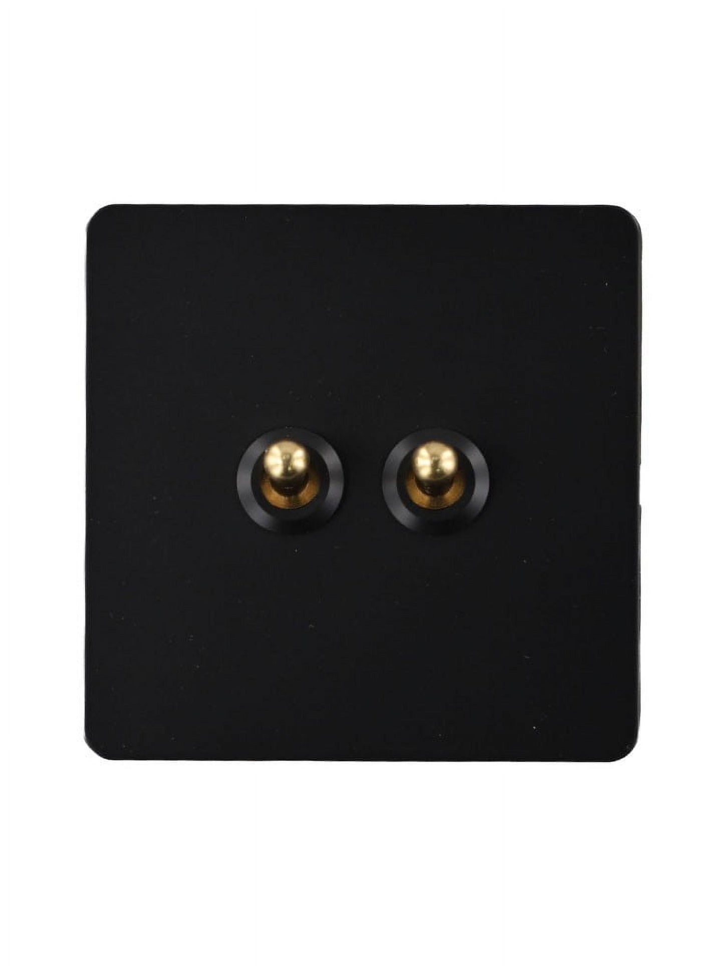 86 Type Stainless Steel Panel Wall Toggle Light Switch Brass Rod 1Way 2Way 2 Gang Smile Home 2 Gang V1189-LWWAL-20260327-04410