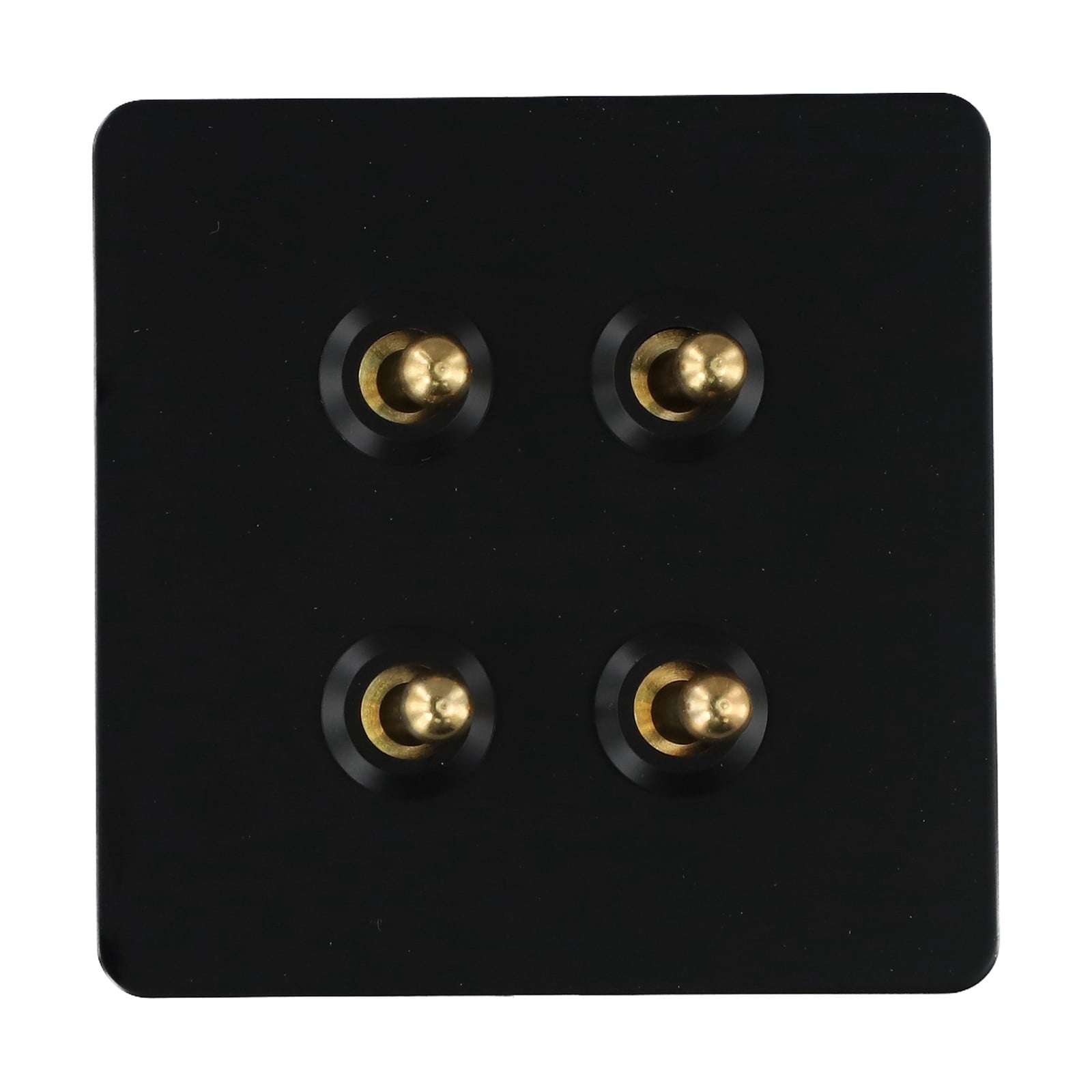 86 Type Stainless Steel Panel Wall Toggle Light Switch Brass Rod 1Way 2Way 2 Gang Smile Home 4 Gang V1189-LWWAL-20260327-04411