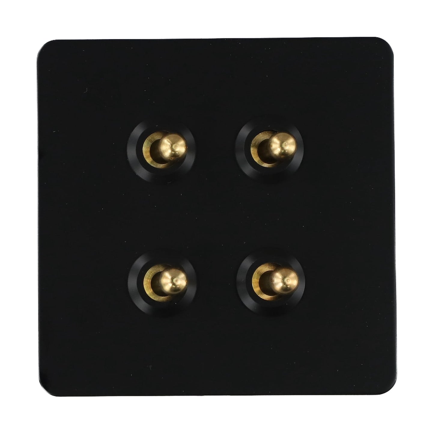 86 Type Stainless Steel Panel Wall Toggle Light Switch Brass Rod 1Way 2Way 2 Gang Smile Home 4 Gang V1189-LWWAL-20260327-04411