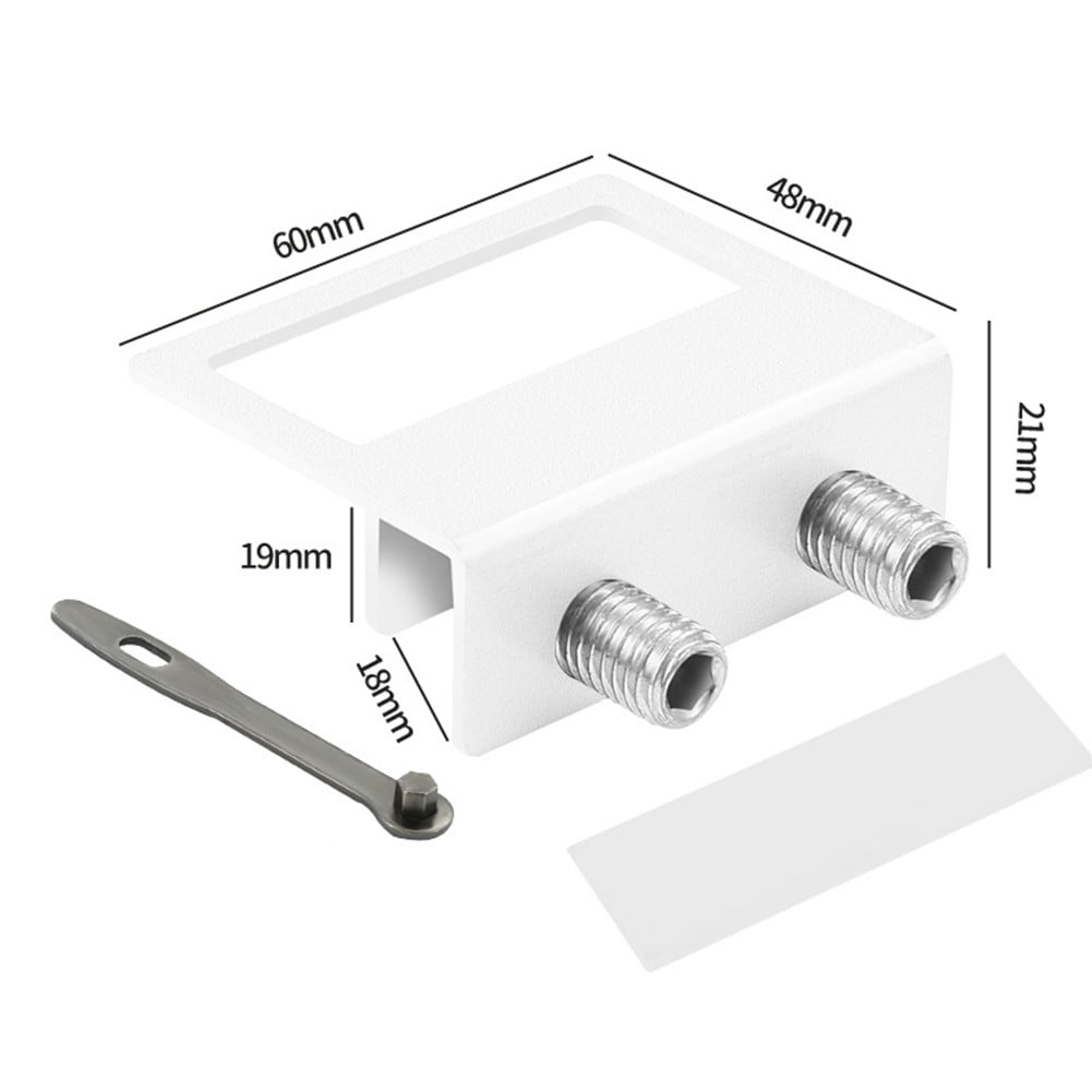 Sliding Security Glass Locks For Window With Keys Adjustable Iron Stoppers White Smile Home V1189-LWWAL-20260327-04415