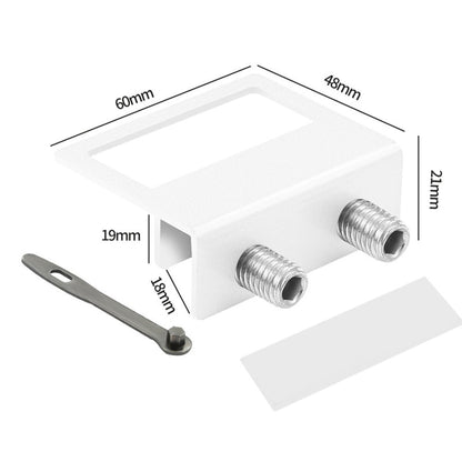 Sliding Security Glass Locks For Window With Keys Adjustable Iron Stoppers White Smile Home V1189-LWWAL-20260327-04415