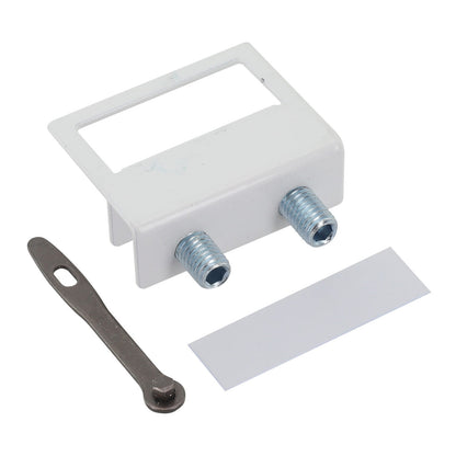 Sliding Security Glass Locks For Window With Keys Adjustable Iron Stoppers White Smile Home V1189-LWWAL-20260327-04415