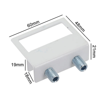 Sliding Security Glass Locks For Window With Keys Adjustable Iron Stoppers White Smile Home V1189-LWWAL-20260327-04415