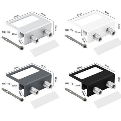 Sliding Security Glass Locks For Window With Keys Adjustable Iron Stoppers White Smile Home V1189-LWWAL-20260327-04415