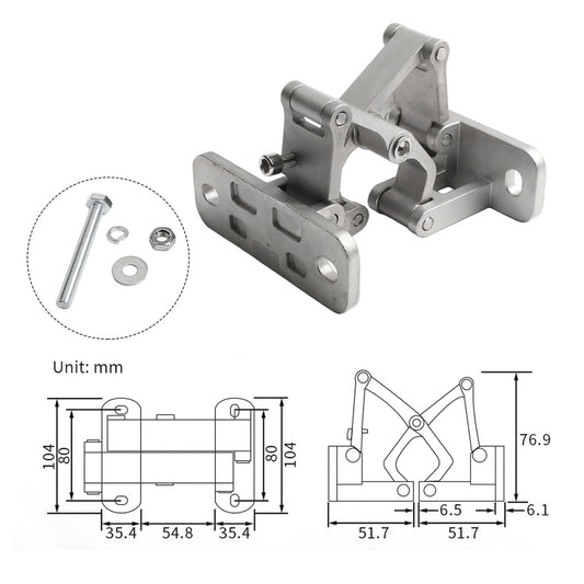 Heavy Duty Stainless Steel Stone Door Hinge Open Invisible Fire Hydrant S( 70Kg) Smile Home M(150Kg) V1189-LWWAL-20260327-04419