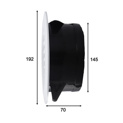 Duct Vents Round Louvered Vents Interior Abs Grille Ventilation Wall Vent Covers 150Mm Smile Home 150 mm V1189-LWWAL-20260327-04422