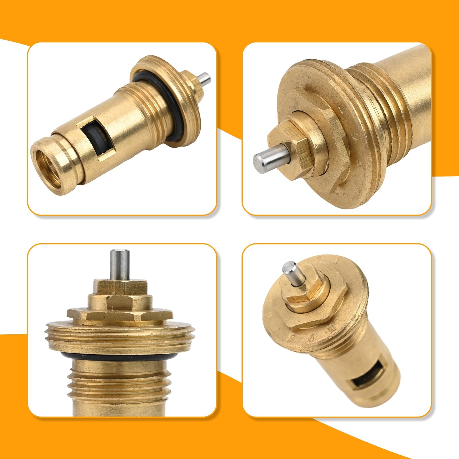 Radiator Valve Insert M30 X 1.5 Valve Thermostat Insert 1/2 Inch Smile Home V1189-LWWAL-20260327-04423