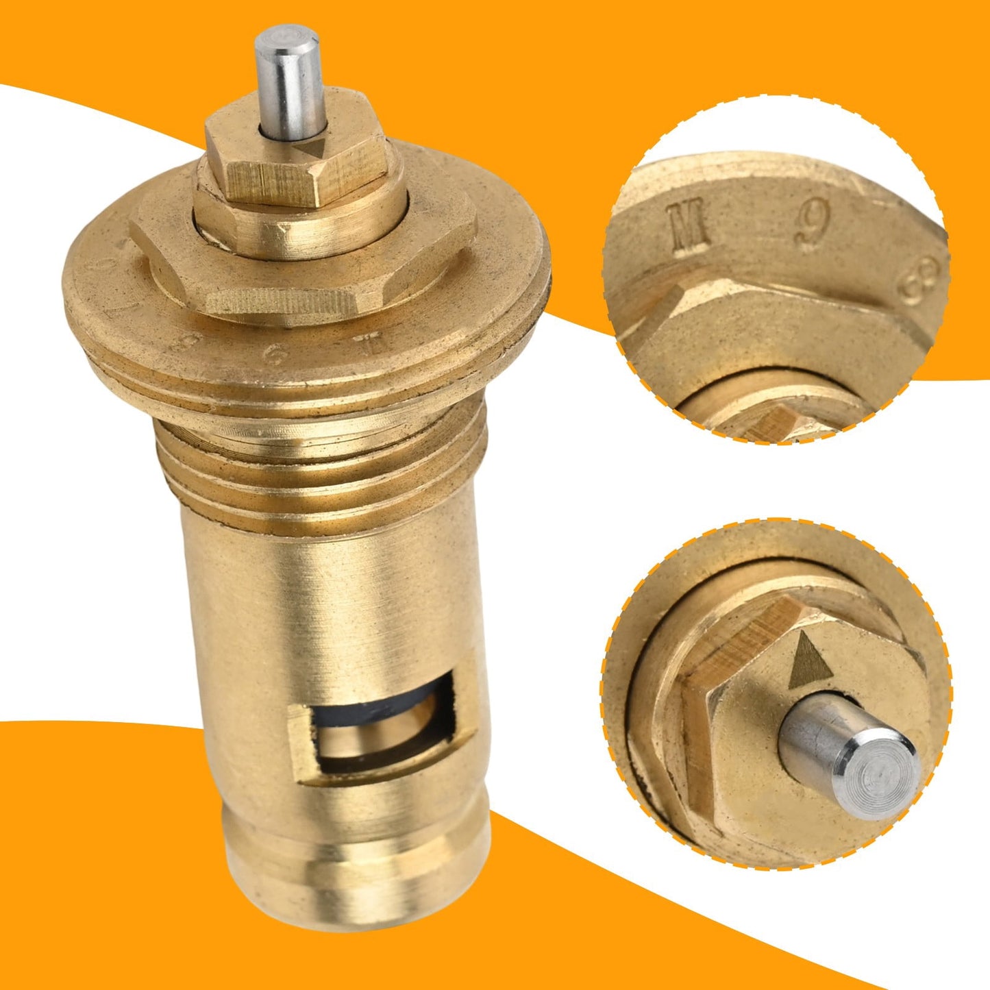 Radiator Valve Insert M30 X 1.5 Valve Thermostat Insert 1/2 Inch Smile Home V1189-LWWAL-20260327-04423