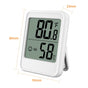 Digital Hygrometer Room Thermometer Indoor Electronic Temperature Humidity White Smile Home V1189-LWWAL-20260327-04424