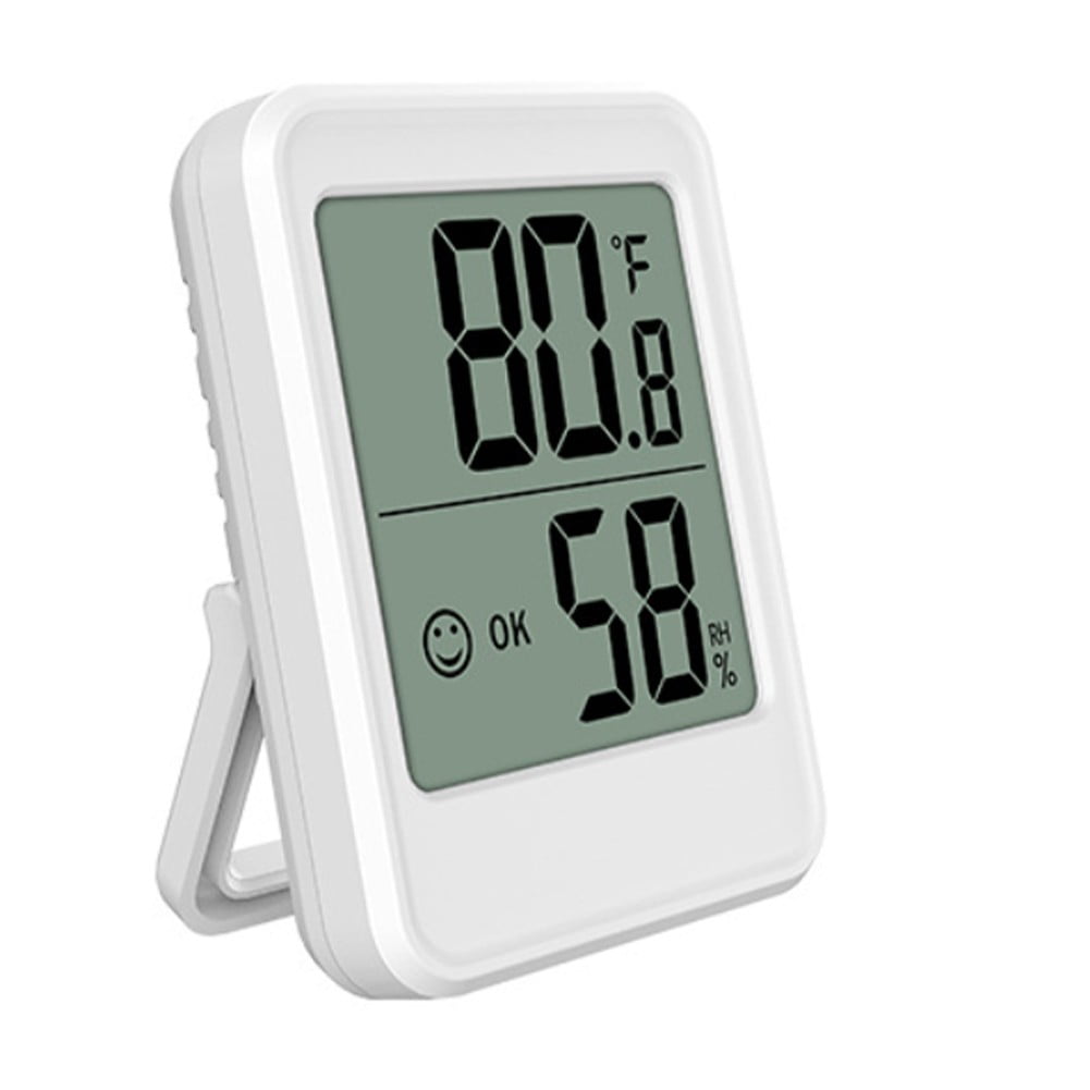 Digital Hygrometer Room Thermometer Indoor Electronic Temperature Humidity White Smile Home V1189-LWWAL-20260327-04424