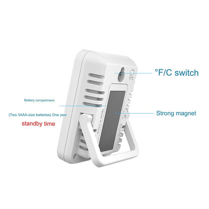 Digital Hygrometer Room Thermometer Indoor Electronic Temperature Humidity White Smile Home V1189-LWWAL-20260327-04424