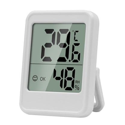 Digital Hygrometer Room Thermometer Indoor Electronic Temperature Humidity White Smile Home V1189-LWWAL-20260327-04424