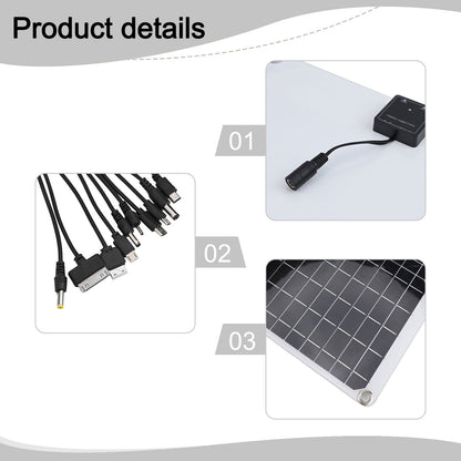 50W Solar Panel Kit 12 Volt Trickle Charger Battery Charger Maintenance Boat Rv Smile Home V1189-LWWAL-20260327-04430