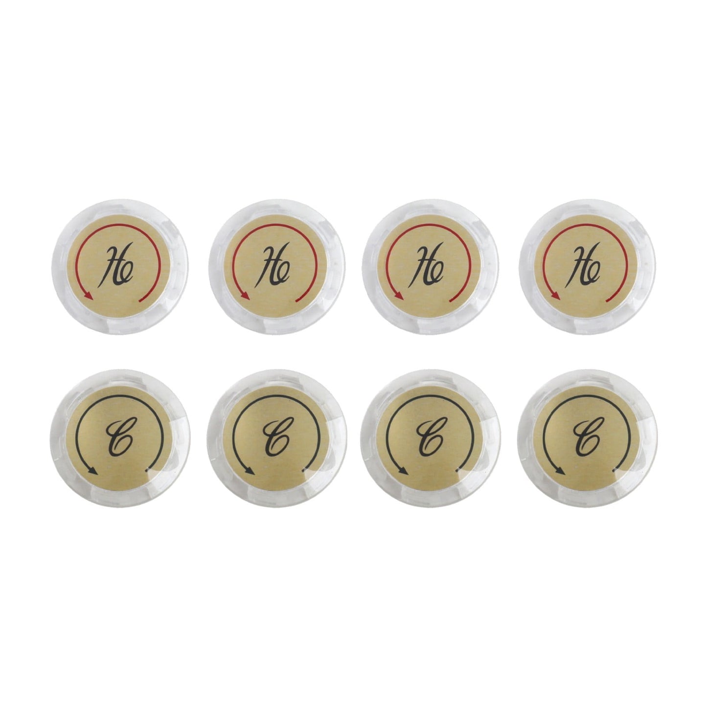 8Pcs Faucet Index Buttons Hot And Cold Sink Shower Knobs Handle Sign Stickers Smile Home V1189-LWWAL-20260327-04431