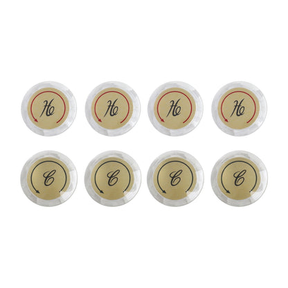 8Pcs Faucet Index Buttons Hot And Cold Sink Shower Knobs Handle Sign Stickers Smile Home V1189-LWWAL-20260327-04431