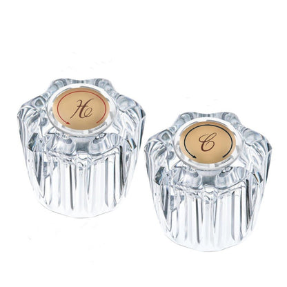 8Pcs Faucet Index Buttons Hot And Cold Sink Shower Knobs Handle Sign Stickers Smile Home V1189-LWWAL-20260327-04431